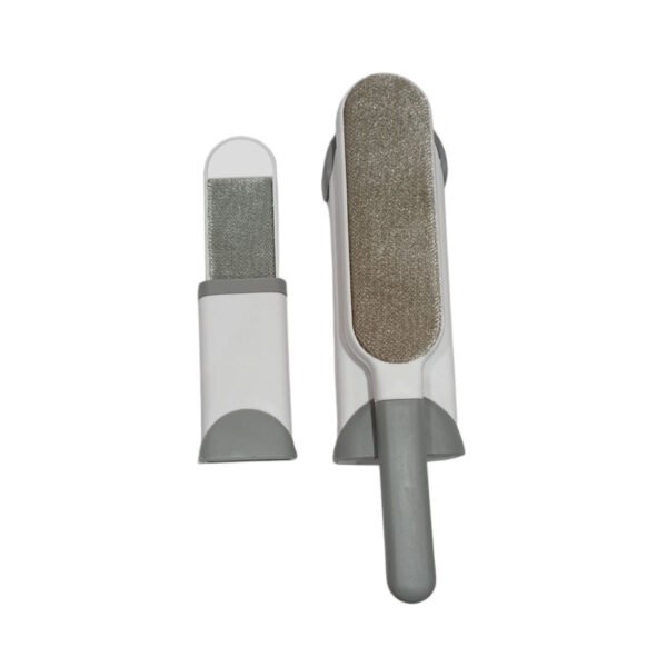 saca pelusa gris 3 Cepillo Saca Pelusa 2 En 1 Quita Pelos Perros Gatos Ropa