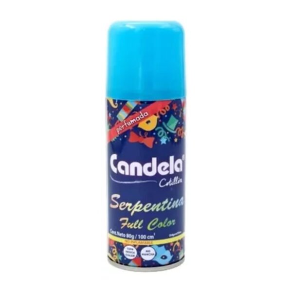 serpentina 5 Serpentina En Aerosol Colores Ideal Fiestas Cotillon Candela