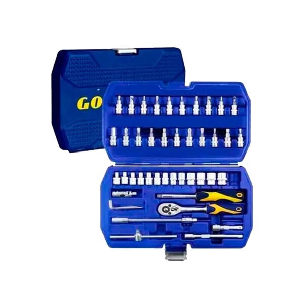 Kit Set Herramientas 46 Piezas Good Year Puntas + Tubos