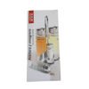 Set Aceitera Vinagrera Salero Pimentero 4 Pzas Acero Vidrio - Imagen 3