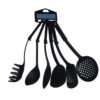 Set X 6 Utensilios Cocina Teflon Nylon Espatula Cucharon - Imagen 2