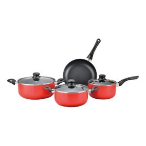 Set De Ollas Bateria Cocina Cacerola Sarten 7 Piezas Daewoo
