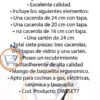 Set De Ollas Bateria Cocina Cacerola Sarten 7 Piezas Daewoo - Imagen 2