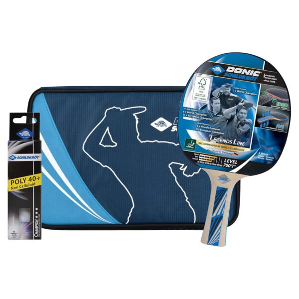 Set Paleta Ping Pong Funda Pelotitas Legends 700 Tenis Mesa