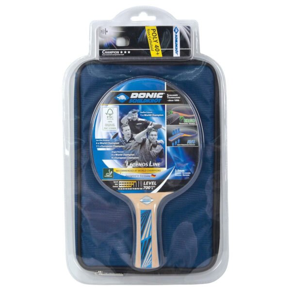 Set Paleta Ping Pong Funda Pelotitas Legends 700 Tenis Mesa