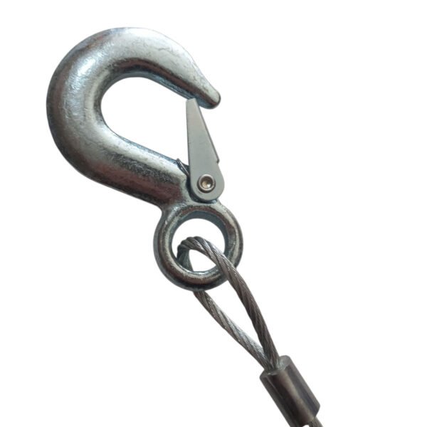 Soga Remolque Metalica 4 Mm 3,5 Metros Linga Con Ganchos
