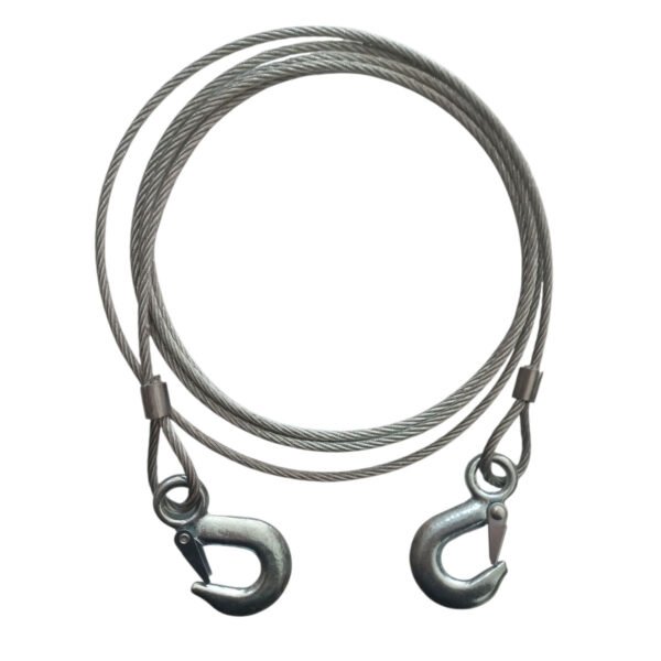 Soga Remolque Metalica Linga Con Ganchos 6 Mm 3,5 Metros