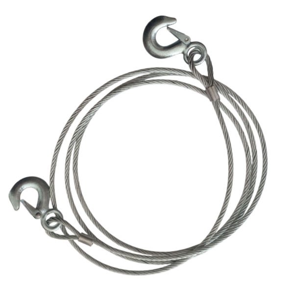Soga Remolque Linga Metalica Con Ganchos 8 Mm 3,5 Metros