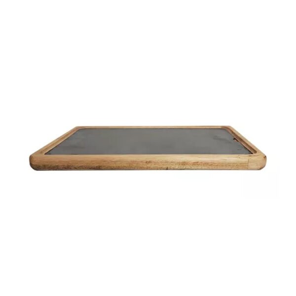 Tabla Para Asado Con Placa De Hierro 30x16 Cm Mantiene Calor