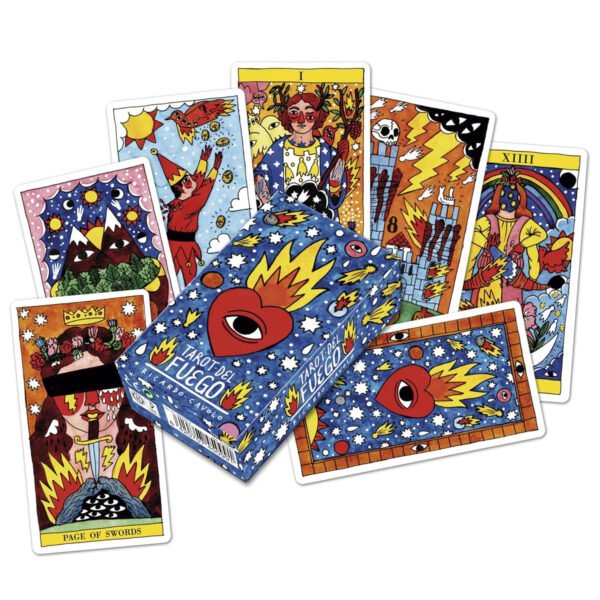 Mazo Tarot Del Fuego Ricardo Cavolo Cartas Fournier Baraja