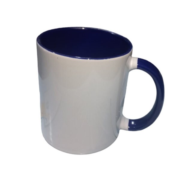 Taza De Ceramica Interior Y Asa De Color Para Sublimar