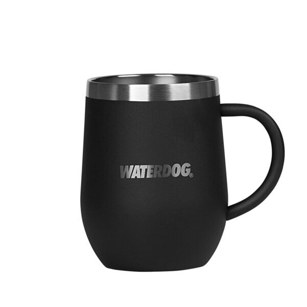 Vaso Tazon Con Asa Waterdog Acero Inoxidable Taza Frio Calor