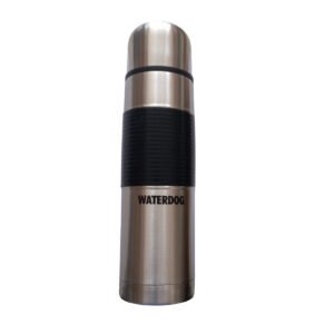 Termo Bala De Acero Waterdog 1 Litro Con Goma Antideslizante