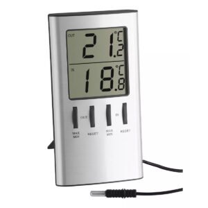 Termometro Digital Interior Exterior Sensor Cable 3 Mts Tfa