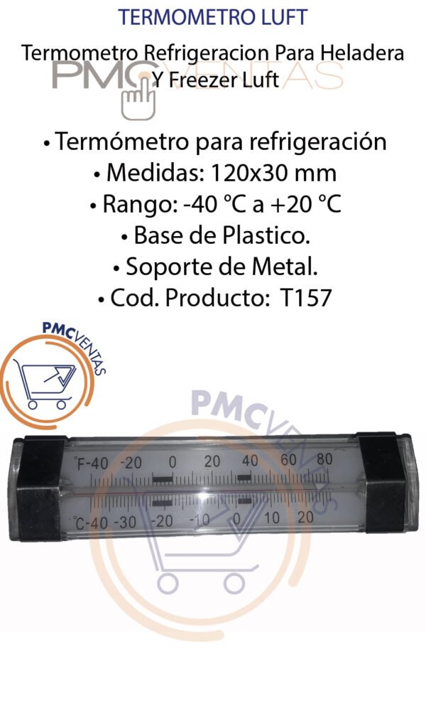 Termometro Refrigeracion Para Heladera Y Freezer Luft