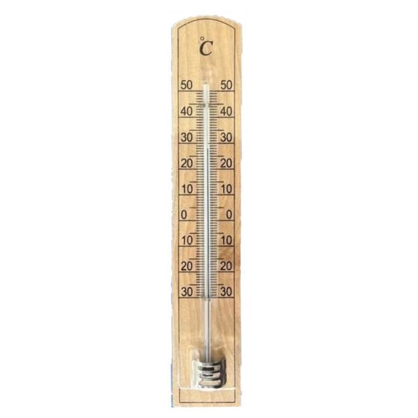 termometro t319 2 Termometro De Ambiente Base Madera Luft Interior -30 +50 °c