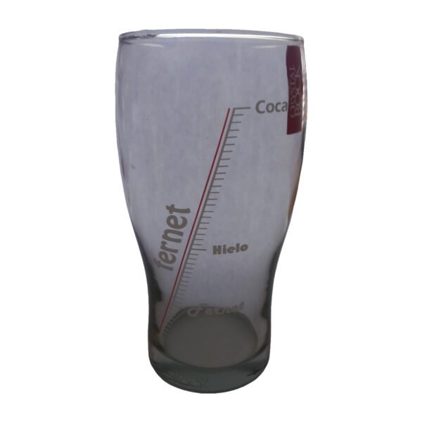 Vaso Fernet Alto 540ml Fernetero Con Medidas Deco Vidrio