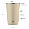 Vaso Acero Inoxidable Waterdog  Fita 500 Cc Jarro - Imagen 5