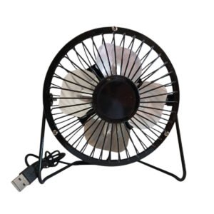 Mini Ventilador 14 Cm Usb Metalico Escritorio Pc Notebook