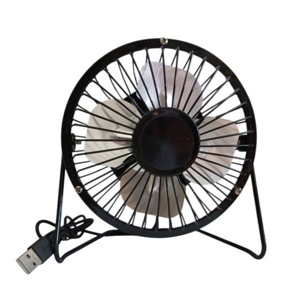 Mini Ventilador 14 Cm Usb Metalico Escritorio Pc Notebook