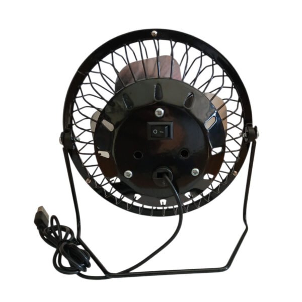 Mini Ventilador 14 Cm Usb Metalico Escritorio Pc Notebook