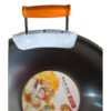 Wok De Chapa 34 Cm Antiadherente Cocina Mango De Madera - Imagen 3