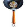Wok De Chapa 34 Cm Antiadherente Cocina Mango De Madera - Imagen 4