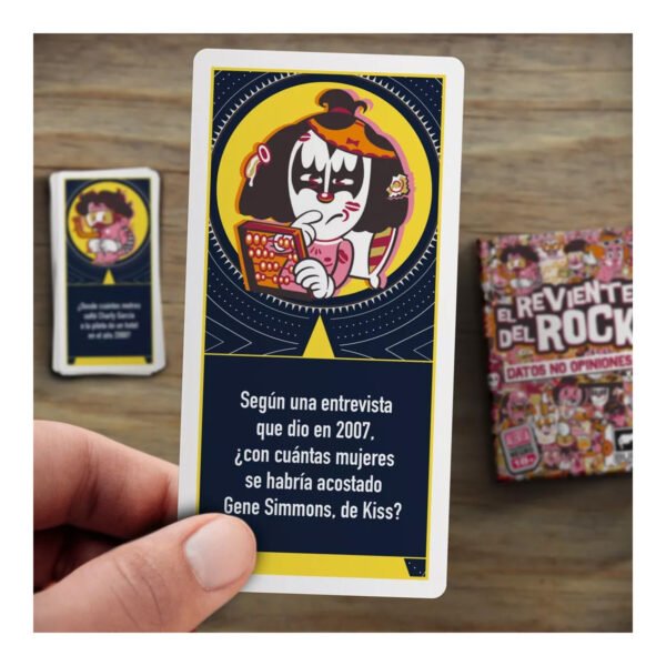 datos no opiniones rock 4 Juego De Cartas Datos No Opiniones El Reviente Del Rock Buro