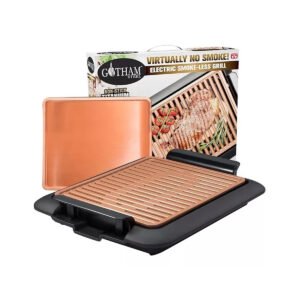 Parrilla Gotham Smokeless Grill + Plancha Original Tv
