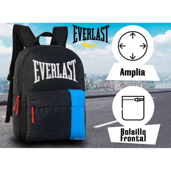 Mochila Everlast Urbana Diaria Deportiva Escolar