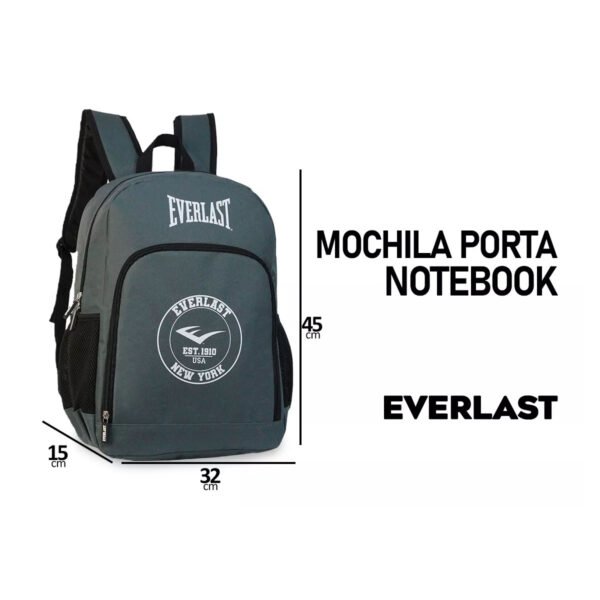 Mochila Everlast Urbana Escolar Deportiva Liviana