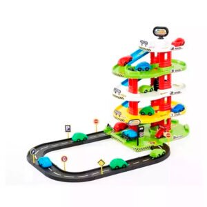 Garage 4 Niveles Con Pista Y 2 Autos De Regalo Parking Rondi