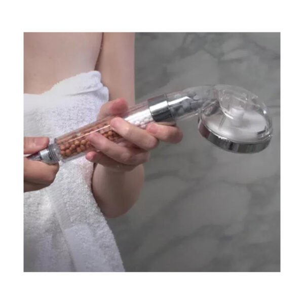 Cabezal Duchador Pearl Seda Minerales Piel Original Tv