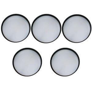 Pack X 5 Plafon Tortuga Redonda Exterior 24w Luz Led Fría