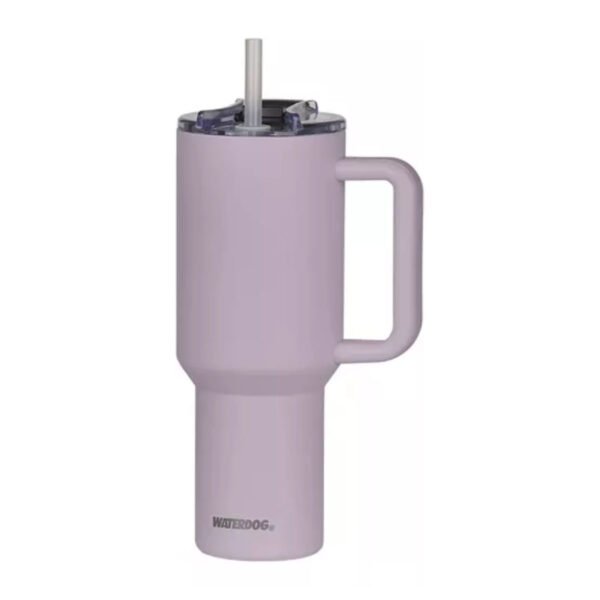 vaso cold 1200 lila ps 1 Vaso Con Manija Grande Termico Hermetico Tapa Sorbete 25 Cm