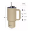 Vaso Con Manija Termico Tapa Sorbete Waterdog Cold 900 Ml - Imagen 18