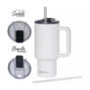 Vaso Con Manija Termico Tapa Sorbete Waterdog Cold 900 Ml - Imagen 14