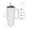 Vaso Con Manija Termico Tapa Sorbete Waterdog Cold 900 Ml - Imagen 15