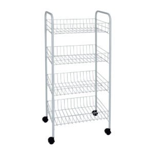 Carro Organizador Multiuso C/ Ruedas 4 Niveles Cocina Baño
