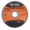 50 Discos De Corte Para Metal 115 x 1,2 Mm Amoladora Broktools - Imagen 2
