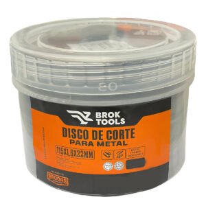 50 Discos De Corte Para Metal 115 x 1,6 Mm Amoladora Broktools