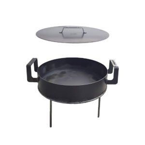 Disco Paellero Arado 30 Cm Tapa Patas Desmontables Parrilla Cocina