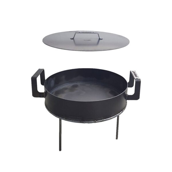 Disco Paellero Arado 30 Cm Tapa Patas Desmontables Parrilla Cocina