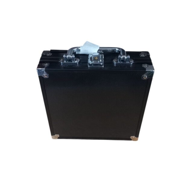 Fichero Poker 100 Fichas Numeradas Juego Maletin Aluminio Negro