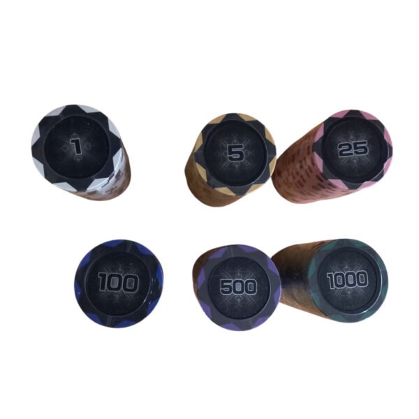 Fichero Poker 500 Fichas Maletin Aluminio Negro Numeradas Juego