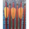 Set 6 Flechas De Aluminio Para Ballesta 16" Roja - Imagen 3