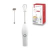 Batidor Espumador De Leche Cafe 2 en 1 Inalambrico Recargable Usb 3 Velocidades