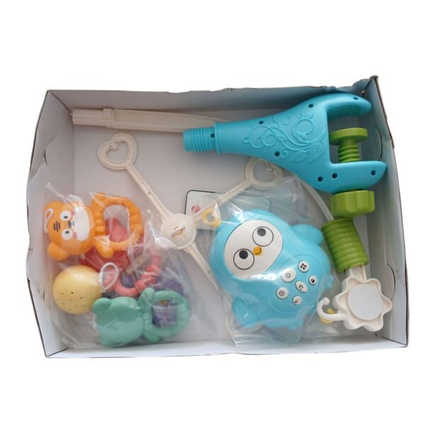 Movil Musical Con Control Remoto Cunero Con Luz y Juguetes