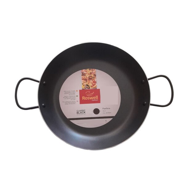 Paellera 34 cm Antiadherente Aluminio Roswell Con Asa