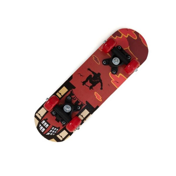 patineta 20-01 2 Patineta Mini Skate De Madera Antideslizante Infantil 42 x 12,5 cm Love